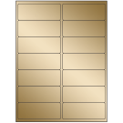 4" x 1.4375"  Sheet Label