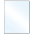 1.125" x 2.6875"  Sheet Label