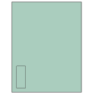 1.125" x 2.6875"  Sheet Label
