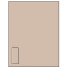 1.125" x 2.6875"  Sheet Label