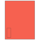 1.125" x 2.6875"  Sheet Label