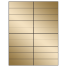 4.25" x 1.1"  Sheet Label