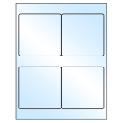 4" x 4"  Sheet Label