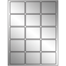 2.5" x 2"  Sheet Label
