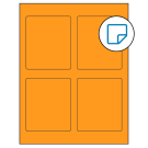 3.5" x 4.15625"  Sheet Label