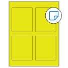 3.5" x 4.15625"  Sheet Label