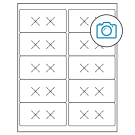 4" x 2"  Sheet Label