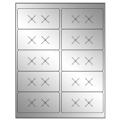 4" x 2"  Sheet Label
