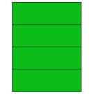 8.5" x 2.75"  Sheet Label
