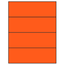 8.5" x 2.75"  Sheet Label