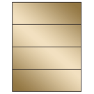 8.5" x 2.75"  Sheet Label
