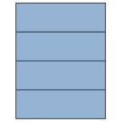 8.5" x 2.75"  Sheet Label