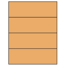 8.5" x 2.75"  Sheet Label