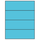 8.5" x 2.75"  Sheet Label