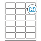 2.75" x 1.5"  Sheet Label