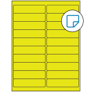 4" x 1"  Sheet Label