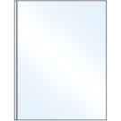 8.375" x 11"  Sheet Label