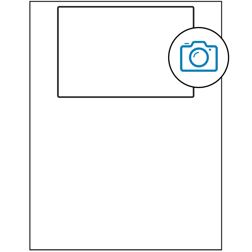 6" x 4" Photo Gloss Rectangular Sheet Labels