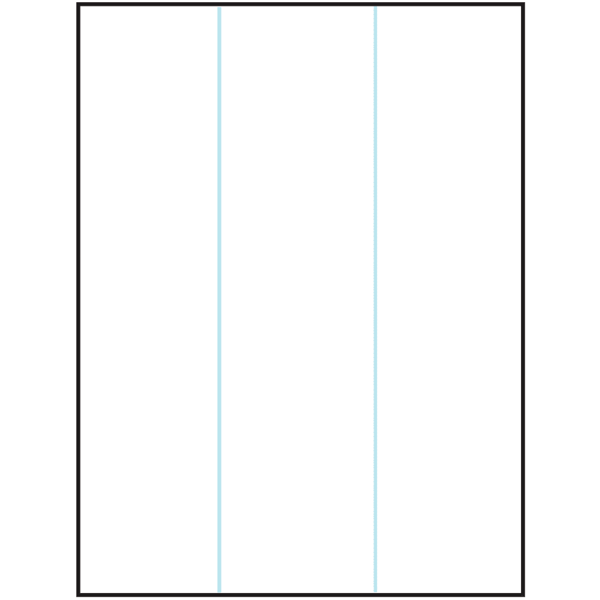 8.5" x 11" White Matte Litho Rectangular Sheet Labels