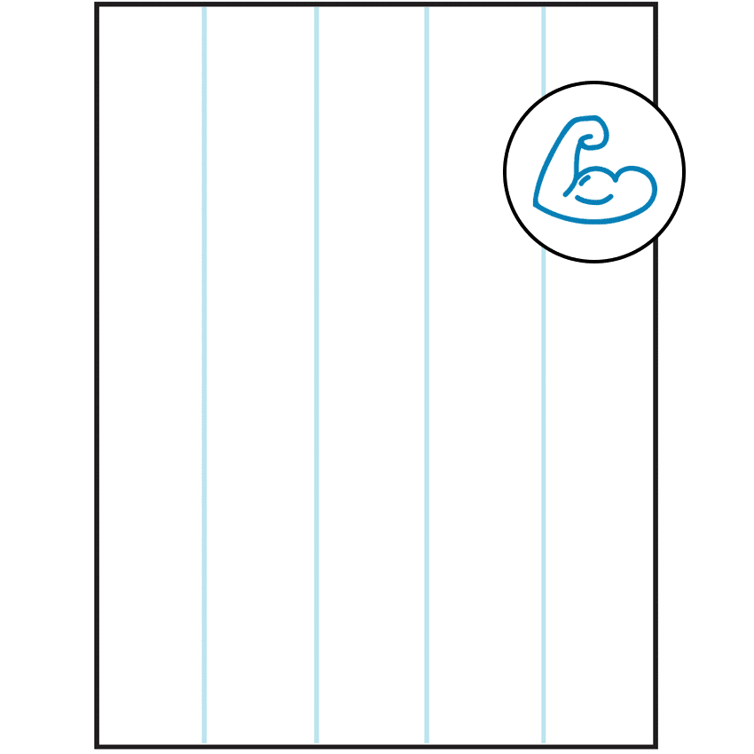 8.5" x 11" White Rectangular Sheet Labels - Ultra Aggressive Adhesive