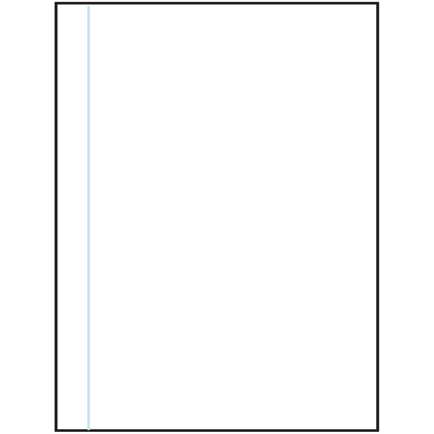 8.5" x 11" Clear Matte Rectangular Sheet Labels