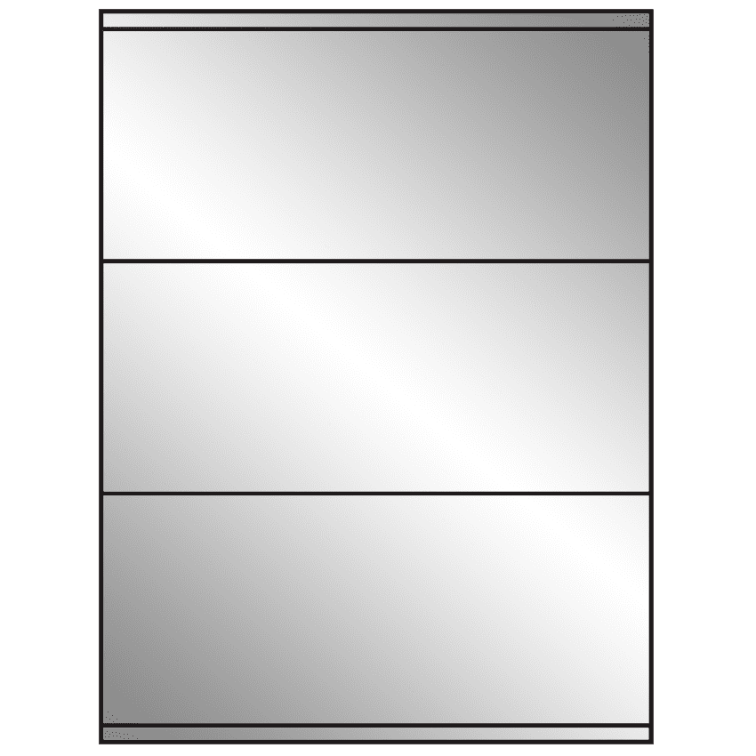 8.5" x 3.5" Silver Foil Rectangular Sheet Labels
