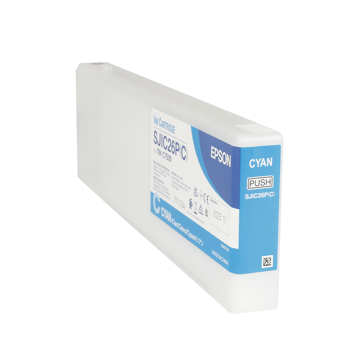 Epson SJIC26P(C) Cyan Ink Cartridge for ColorWorks&reg; C7500
