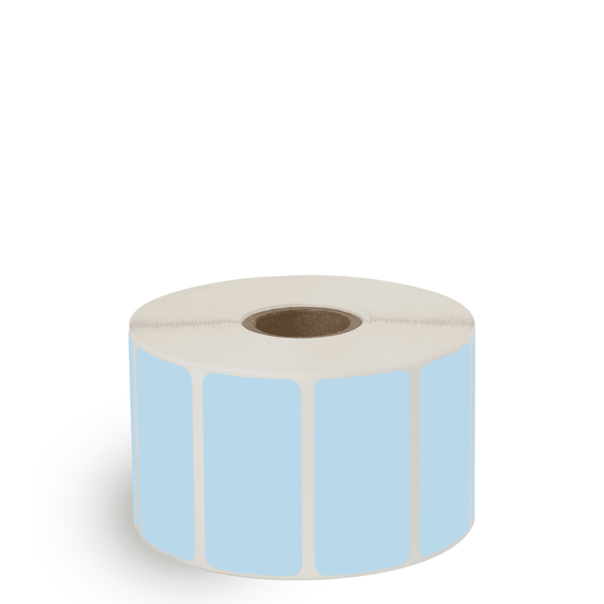 2" x 1" Blue - Thermal Transfer Labels - 1" Core - Removable Adhesive