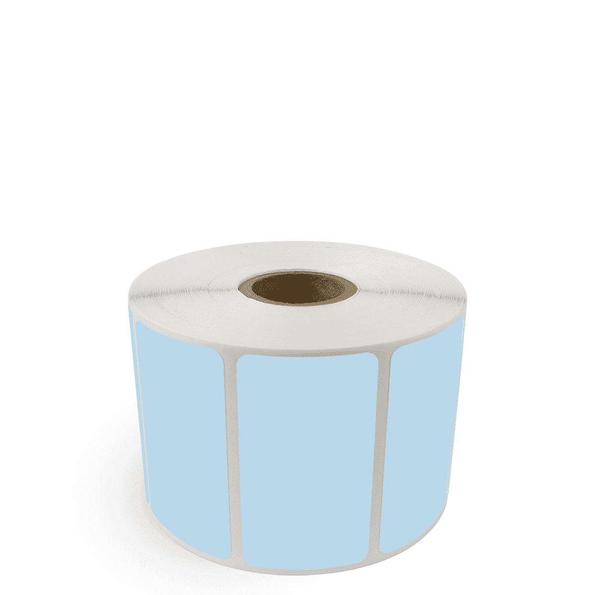 2.25" x 1.25" Blue - Thermal Transfer Labels - 1" Core - Freezer Grade Adhesive