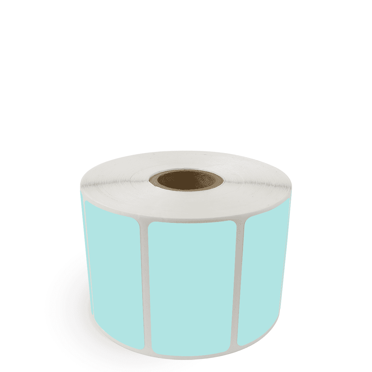 2.25" x 1.25" Green - Thermal Transfer Labels - 1" Core - Acrylic