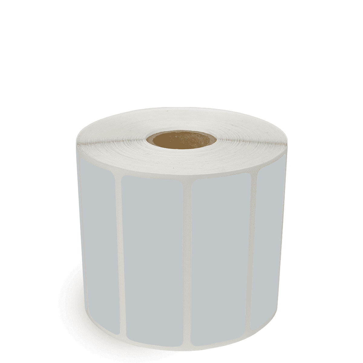 3" x 1" Gray - Direct Thermal Labels - 1" Core - Removable Adhesive