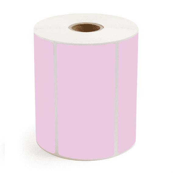 3" x 2" Purple - Direct Thermal Labels - 1" Core - Acrylic