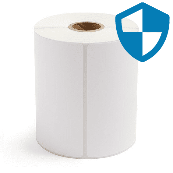 4" x 8" Top Coated - Direct Thermal Labels - 1" Core - Acrylic