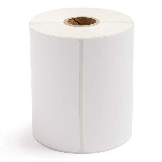 4" x 6.5" White - Thermal Transfer Labels - 1" Core - Acrylic