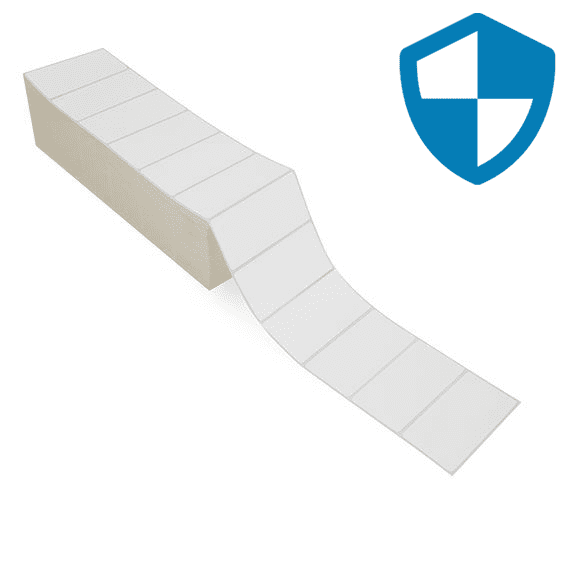 4" x 2" Top Coated - Direct Thermal Labels - Fanfold - Acrylic