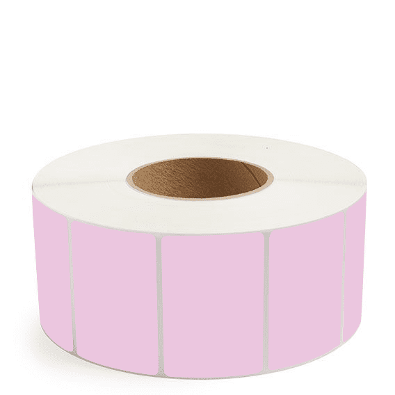 3" x 2" Purple - Direct Thermal Labels - 3" Core - Removable Adhesive