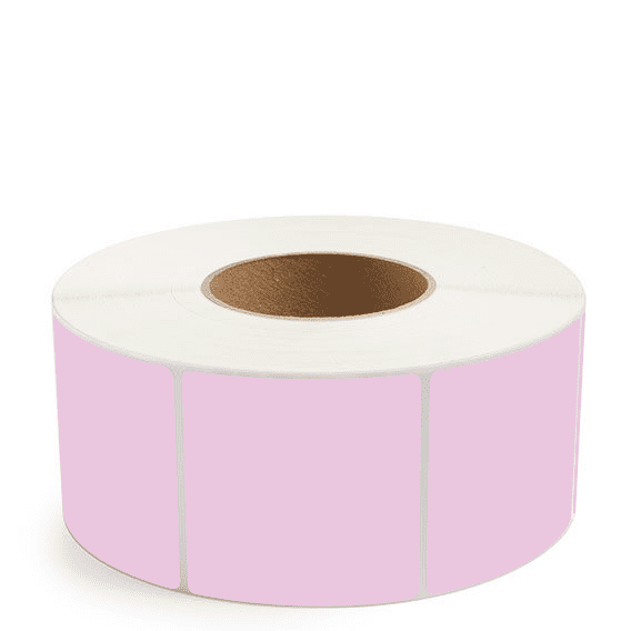 3" x 3" Purple - Thermal Transfer Labels - 3" Core - Freezer Grade Adhesive