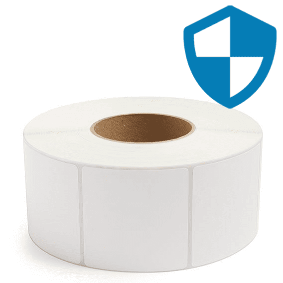 3" x 3" Top Coated - Direct Thermal Labels - 3" Core - Freezer Grade Adhesive