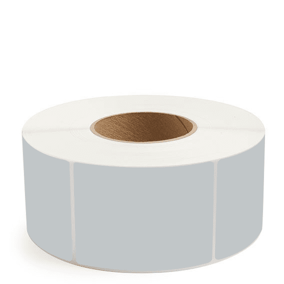 3" x 4" Gray - Thermal Transfer Labels - 3" Core - Acrylic
