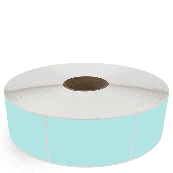 3" x 5" Green - Direct Thermal Labels - 3" Core / 12" Outer Diameter (No Perf) - Acrylic