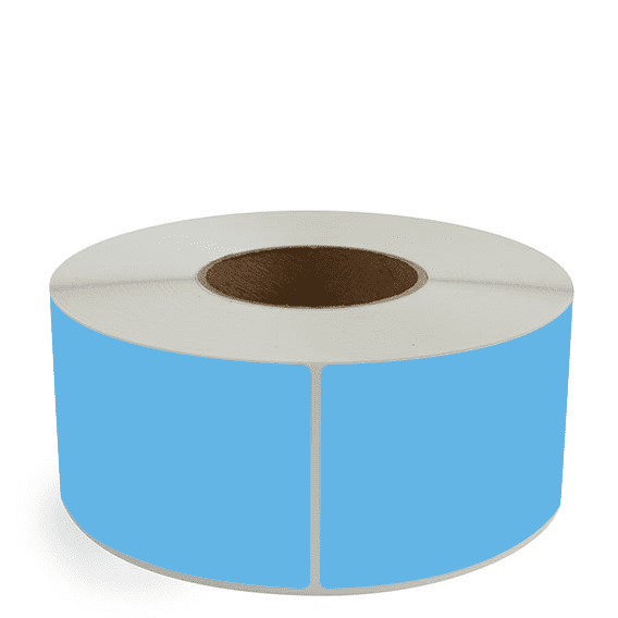 3" x 6" Dark Blue - Thermal Transfer Labels - 3" Core