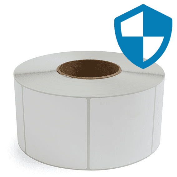 3.5" x 3.5" Top Coated - Direct Thermal Labels - 3" Core - Acrylic