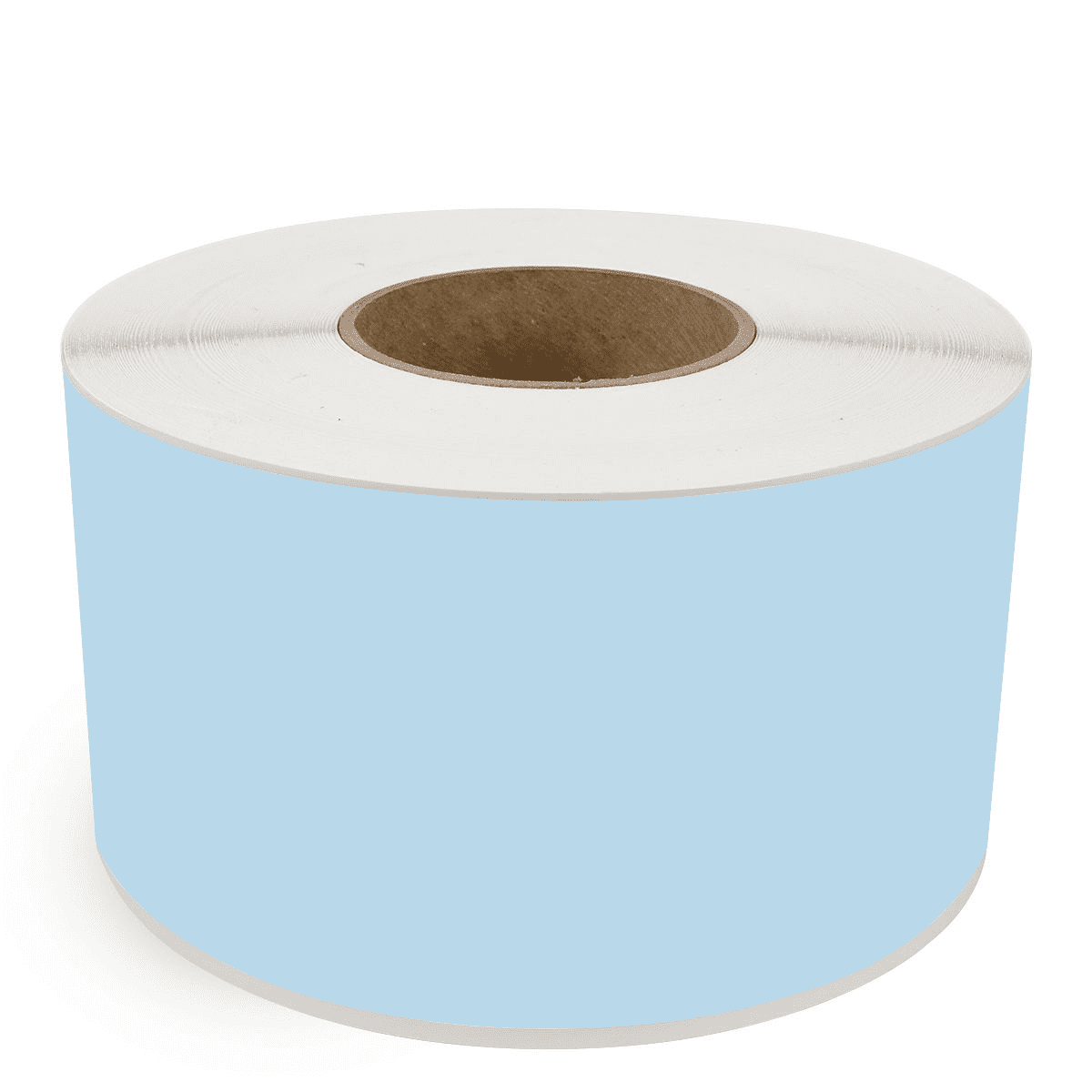 4" x 510' Continuous Feed Blue - Thermal Transfer Labels - 3" Core - Removable Adhesive