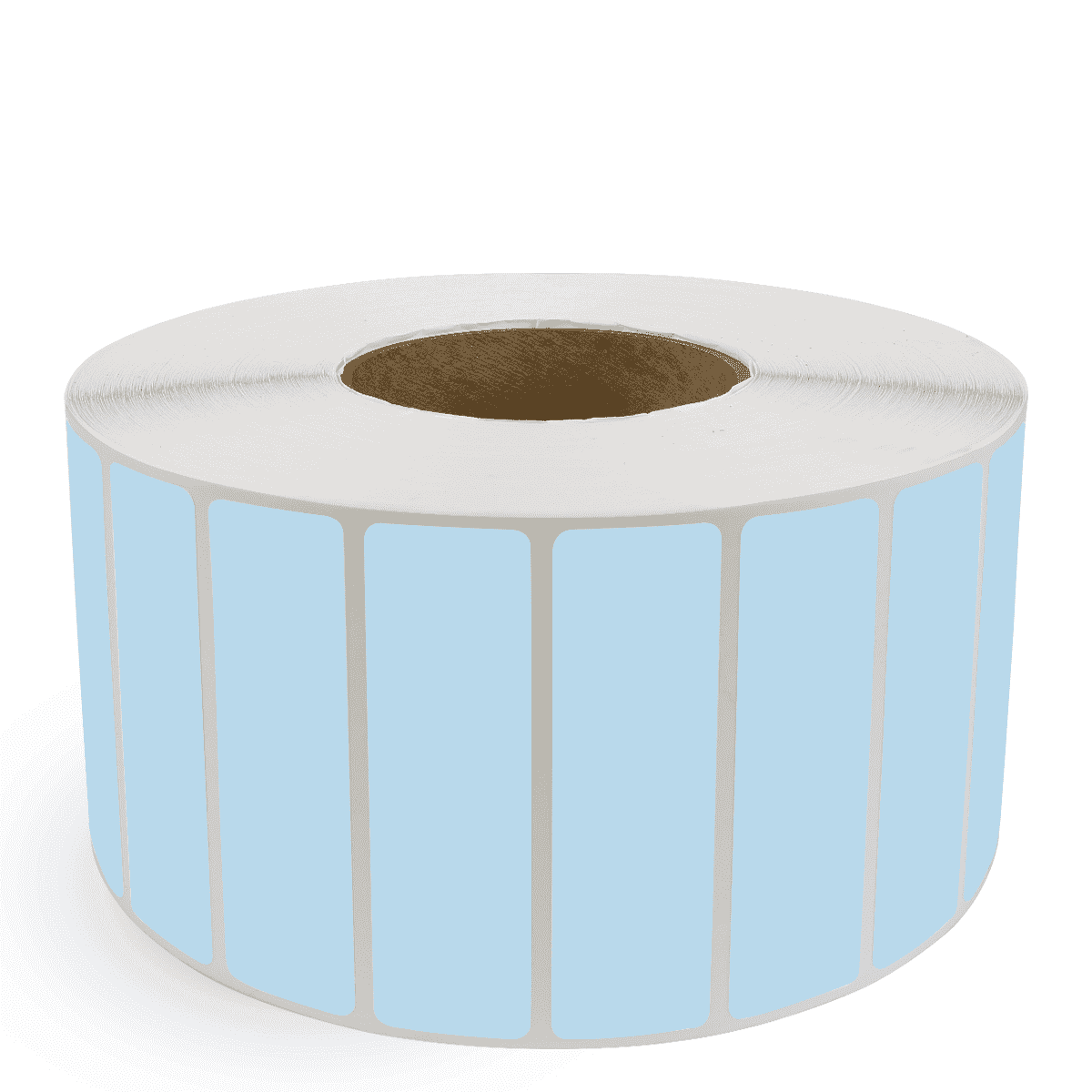 4" x 1" Blue - Direct Thermal Labels - 3" Core - Acrylic