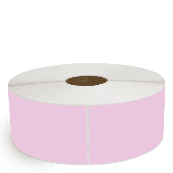 4" x 10" Purple - Direct Thermal Labels - 3" Core / 12" Outer Diameter (No Perf) - Removable Adhesive