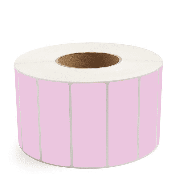 4" x 1.5" Purple - Thermal Transfer Labels - 3" Core - Freezer Grade Adhesive
