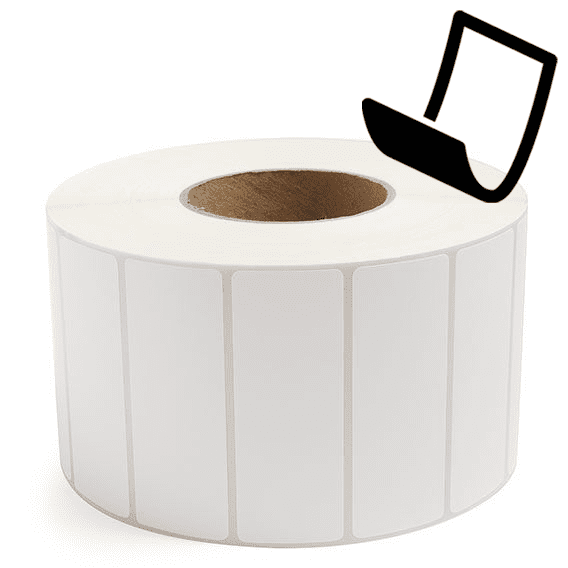 4" x 1.5" Blockout - Thermal Transfer Labels - 3" Core