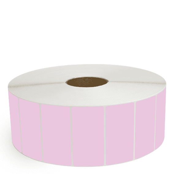 4" x 2" Purple - Direct Thermal Labels - 3" Core / 12" Outer Diameter (No Perf) - Freezer Grade Adhesive