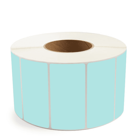4" x 2" Green - Thermal Transfer Labels - 3" Core