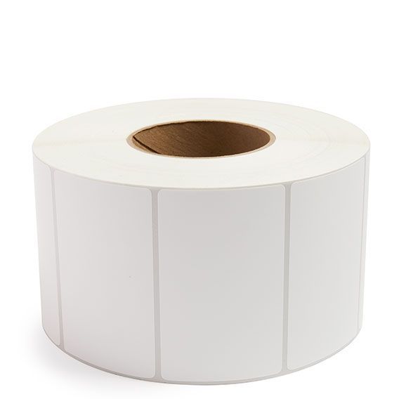 4" x 2.5" White - Direct Thermal Labels - 3" Core
